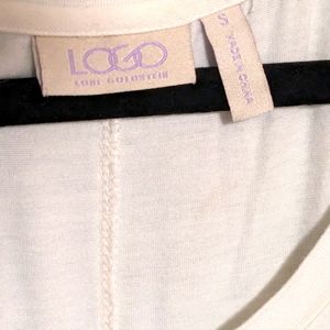 LOGO Tank w/ Sharkbite Hem in Ivory